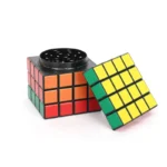 Inicio 23 Rubik’s Cube Shape Tobacco Grinder 58mm 4-layer Zinc Alloy Dry Herb Crusher Grass Grinders Spice Shredder Smoking Accessories