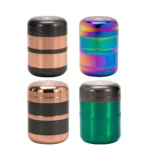 Inicio 25 HORNET Zinc Alloy Herbal Spicy Grusher with Pollen Catcher 60mm 6 Layers Metal Grusher Tabaco Accessories