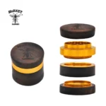 Inicio 23 HORNET Rosewood Handmade Herb Aluminum 60MM 4Layers Sharp Diamond Teeth Herbal Miller Accesorios de tabaco Molinillo de tabaco